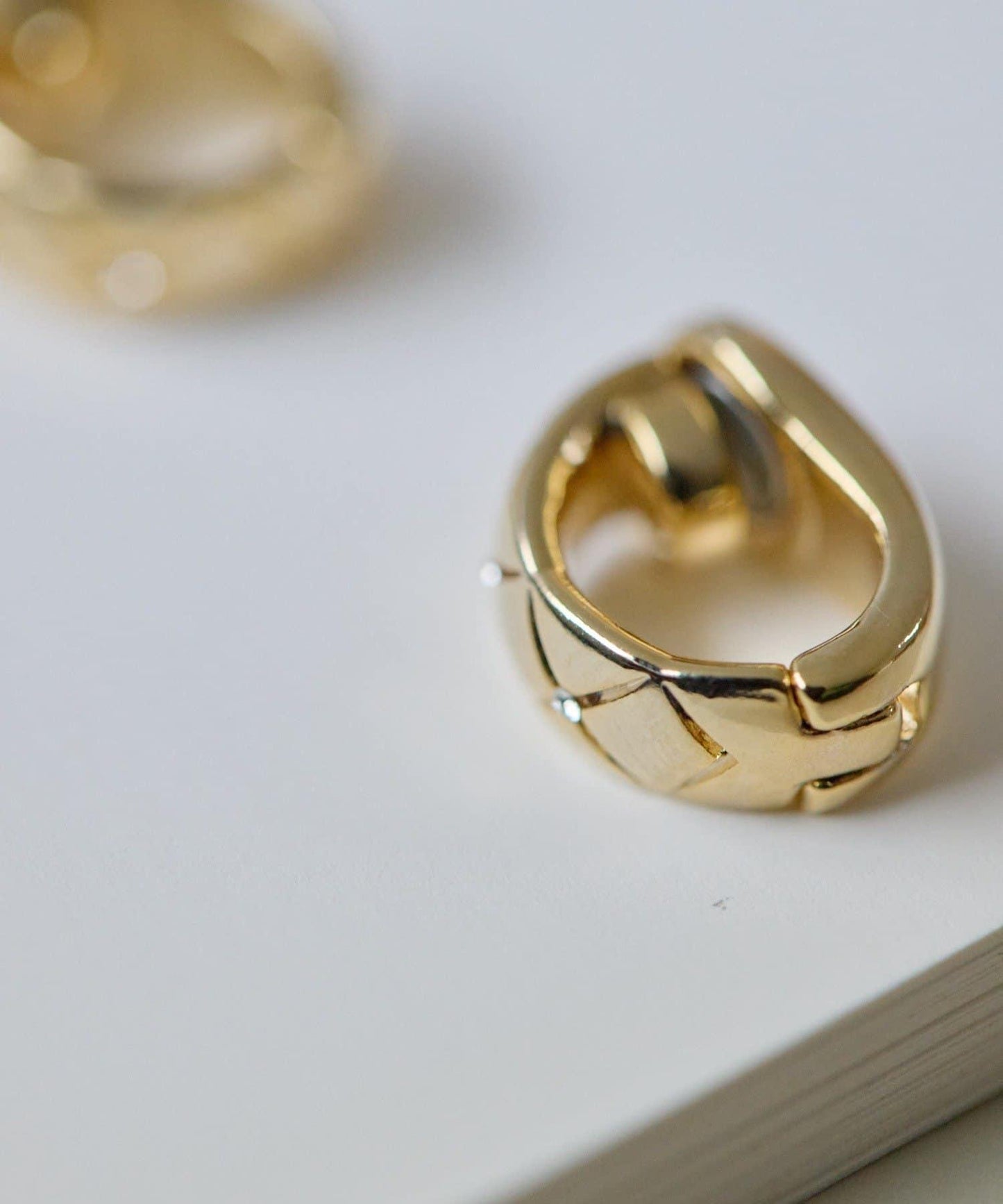 絎縫磁吸耳夾/耳骨夾