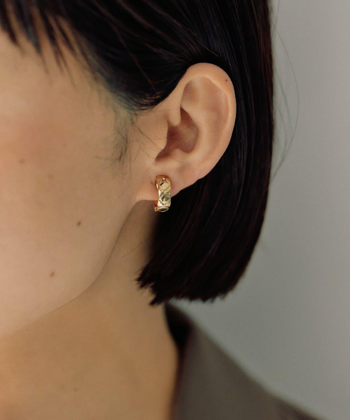 絎縫磁吸耳夾/耳骨夾