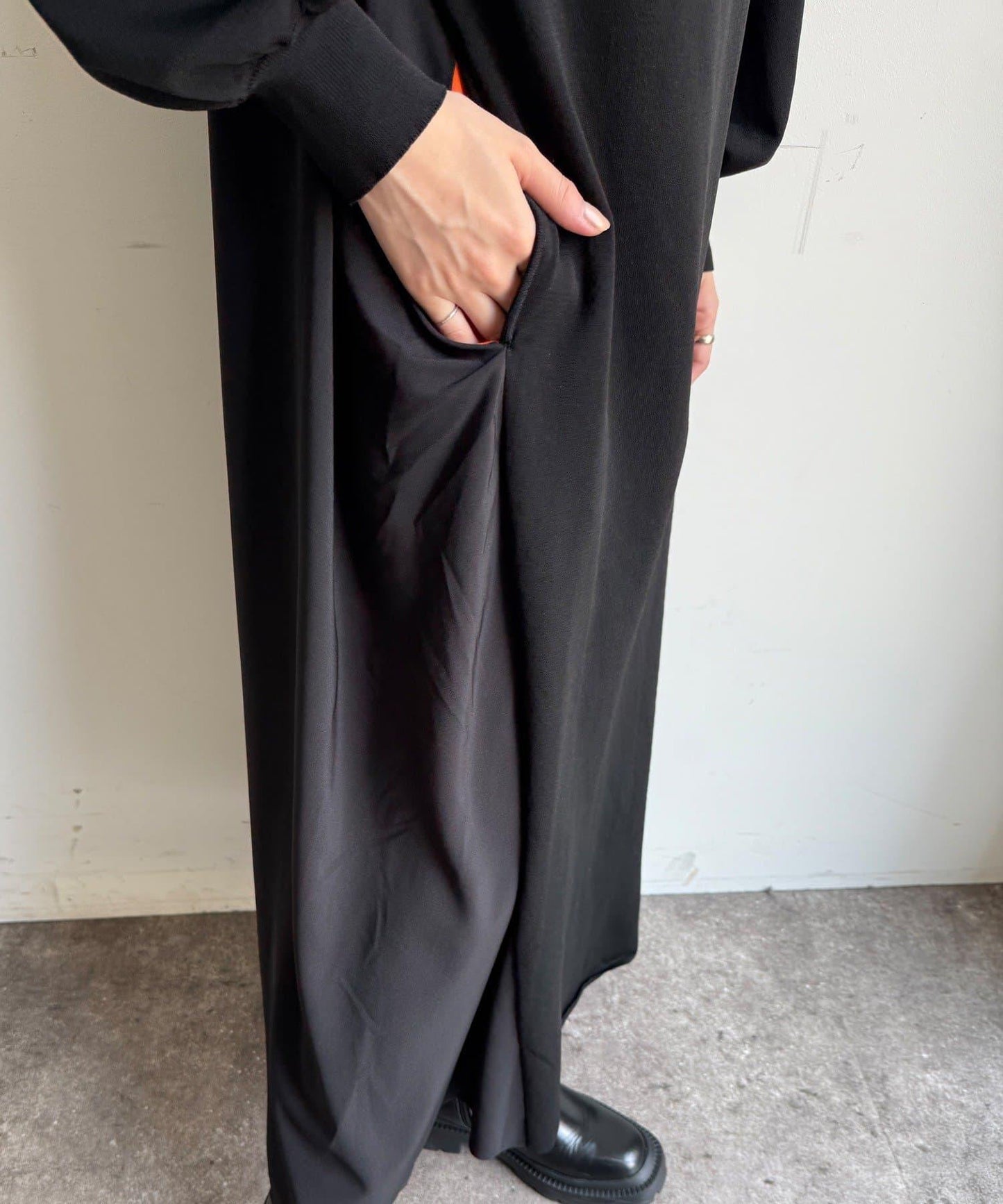 軍旅風拼接連衣裙