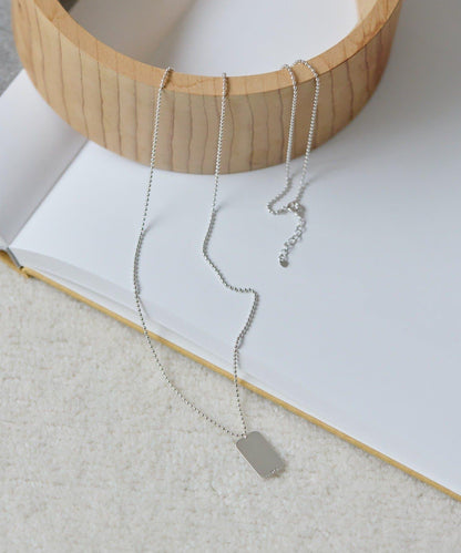 《/スターリングシルバー使用》姓名吊牌項鍊