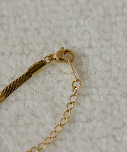 《金屬過敏適用/不鏽鋼》長款珍珠項鍊