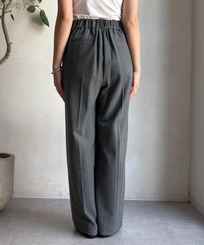 柔軟起毛彈力長褲