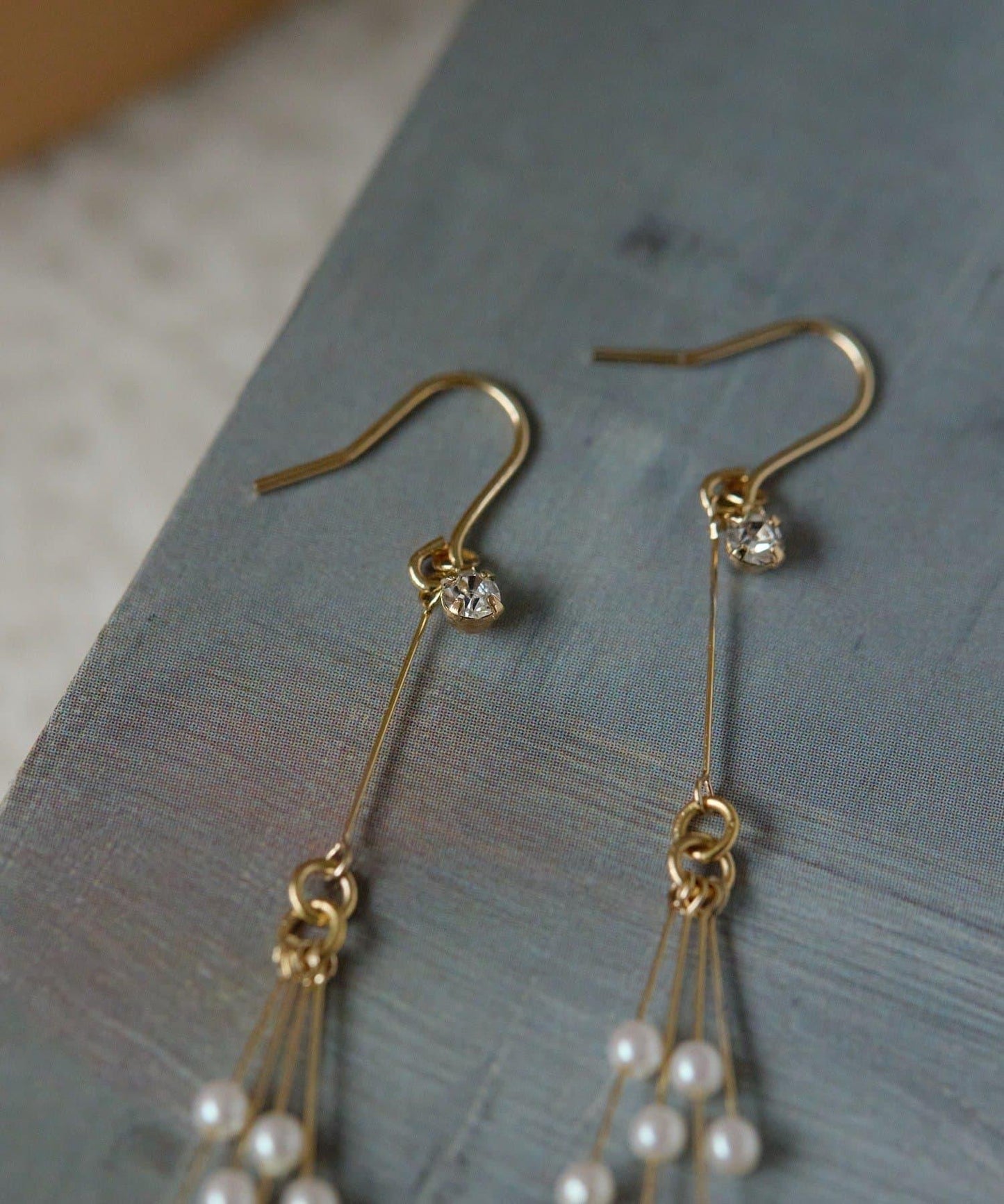 不鏽鋼郵筒淋浴珍珠耳環