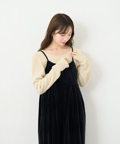 【S.M尺碼可選】B 天鵝絨揹帶褲