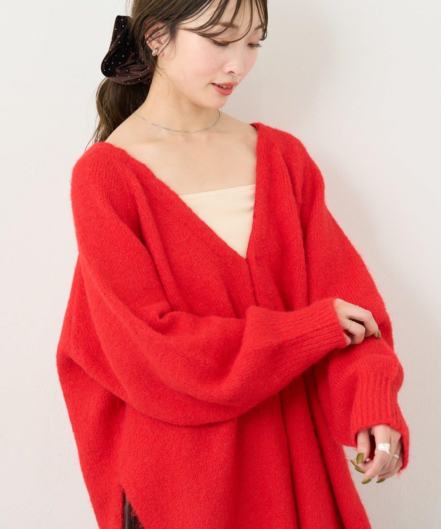 【5色可選/前後兩穿】B針織寬鬆開衫