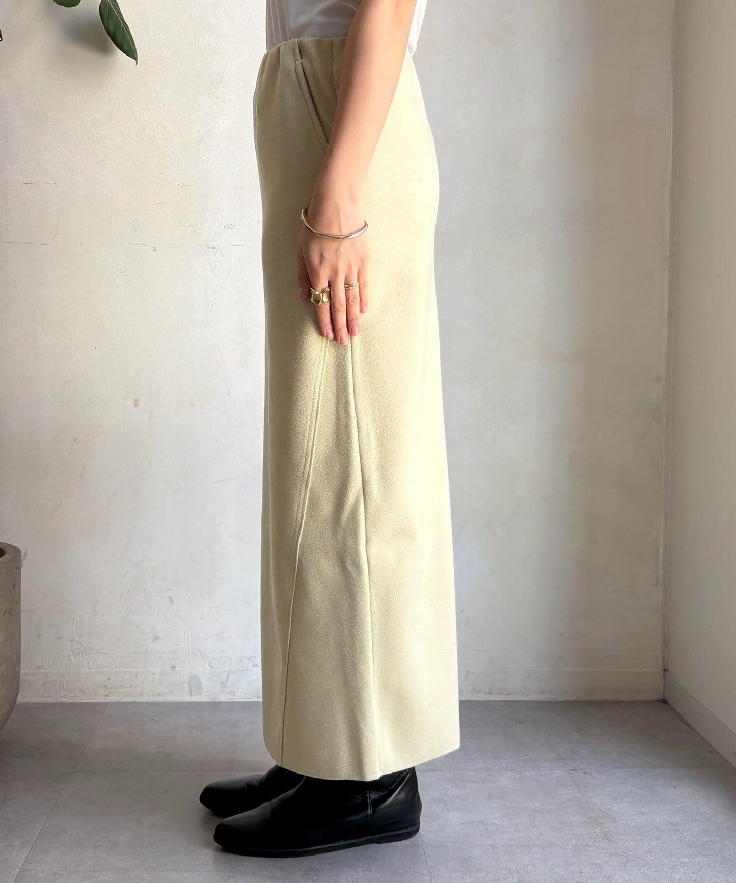 羊毛混紡針織半身裙