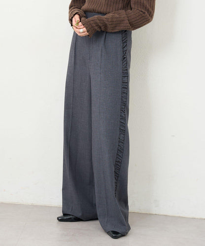 【3尺碼可選/高個子尺碼/小個子尺碼】B側抽褶西裝褲