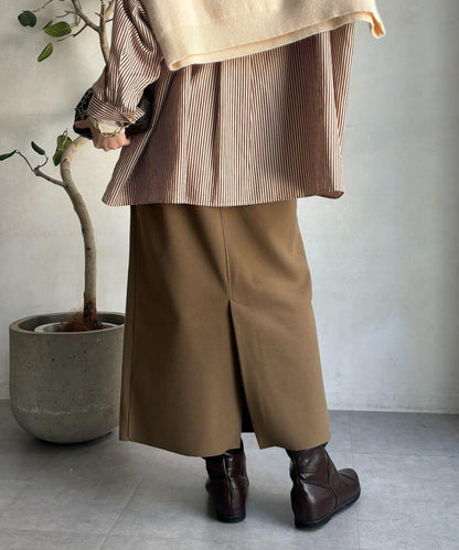 羊毛混紡針織半身裙