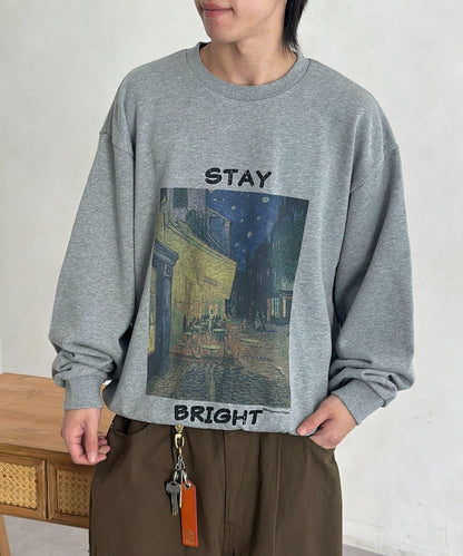 繪畫藝術印花衛衣