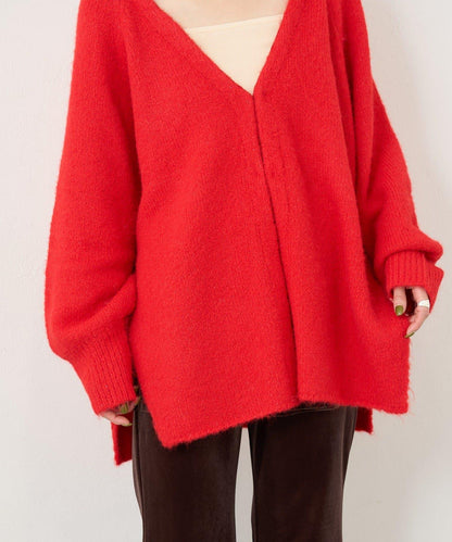 【5色可選/前後兩穿】B針織寬鬆開衫