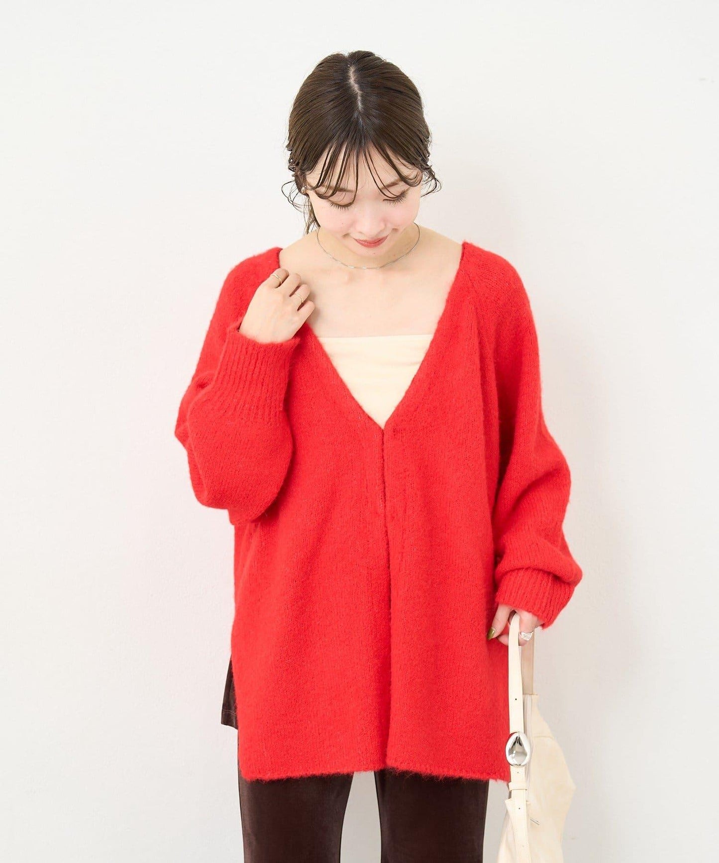 【5色可選/前後兩穿】B針織寬鬆開衫