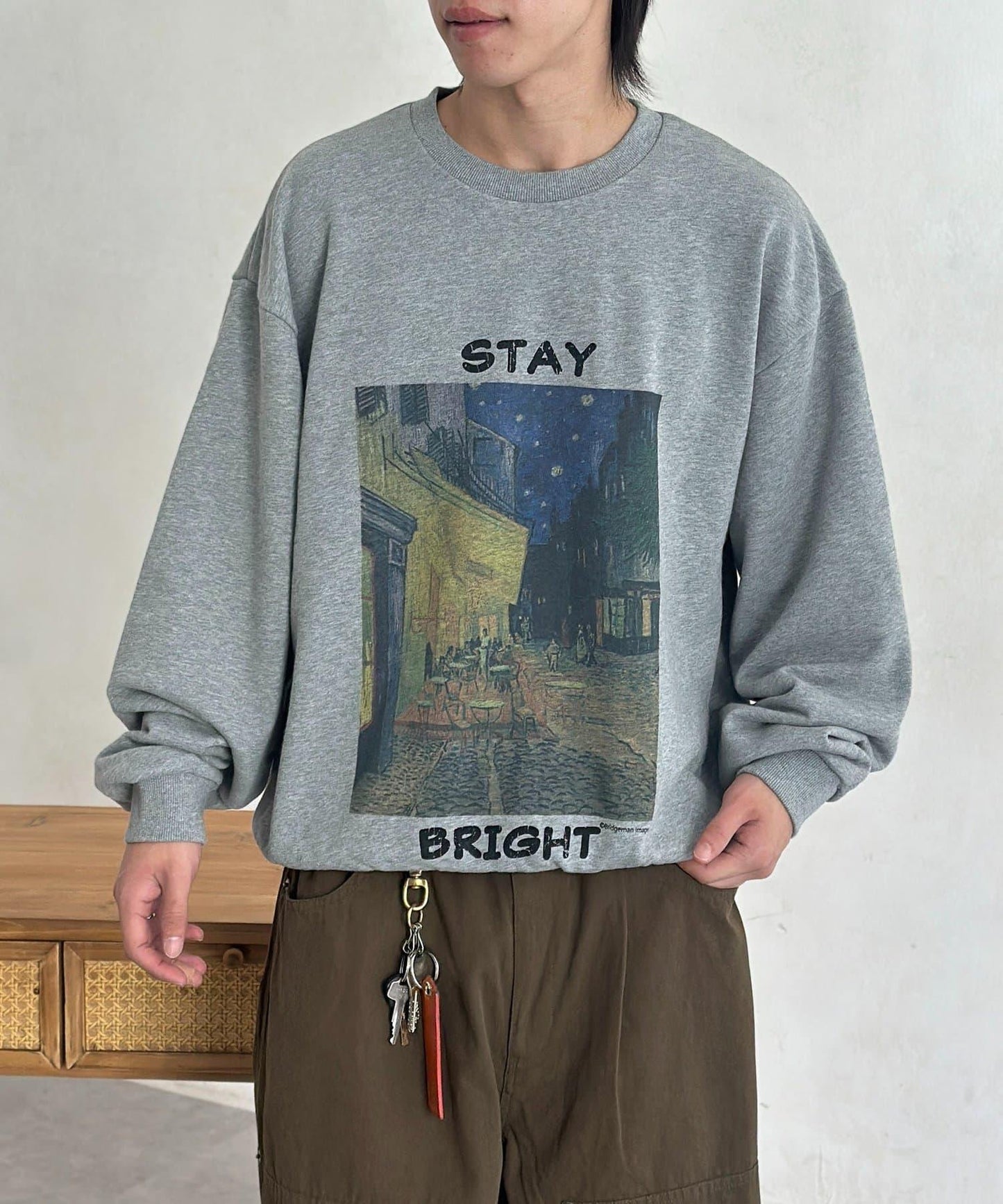 繪畫藝術印花衛衣