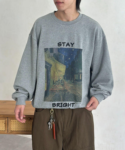 繪畫藝術印花衛衣