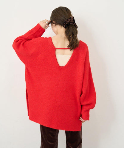 【5色可選/前後兩穿】B針織寬鬆開衫