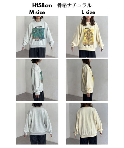 繪畫藝術印花衛衣