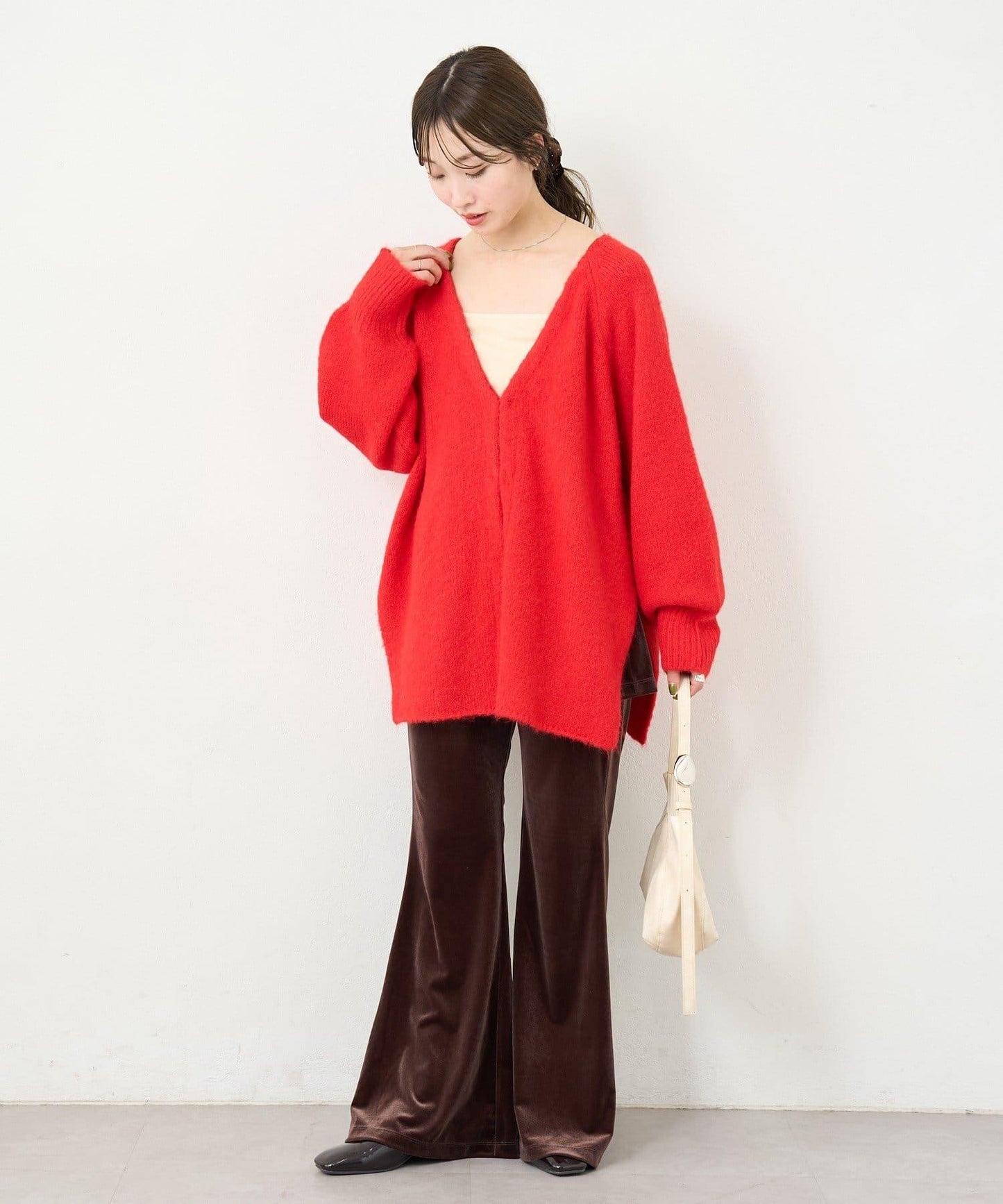 【5色可選/前後兩穿】B針織寬鬆開衫