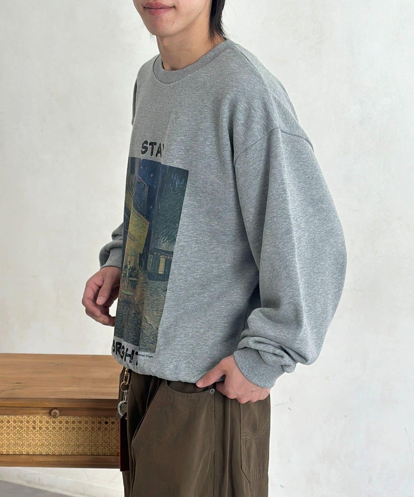 繪畫藝術印花衛衣