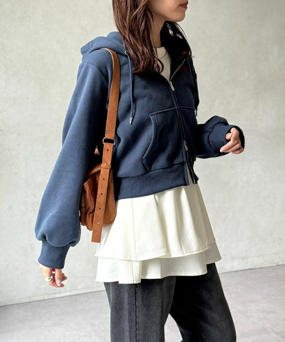 【U.S. POLO ASSN.】加絨短款衛衣