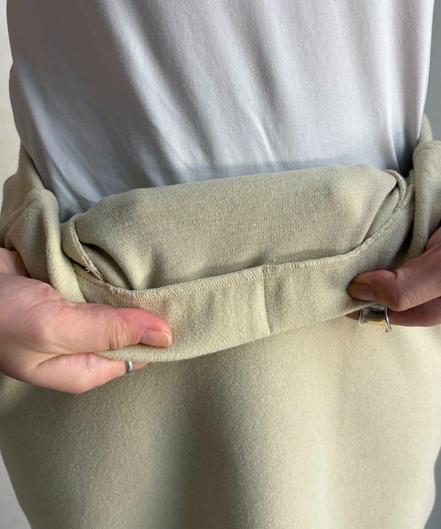 羊毛混紡針織半身裙