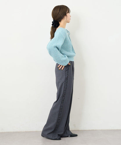 【前後兩穿】B 閃粉後開衩套頭衫