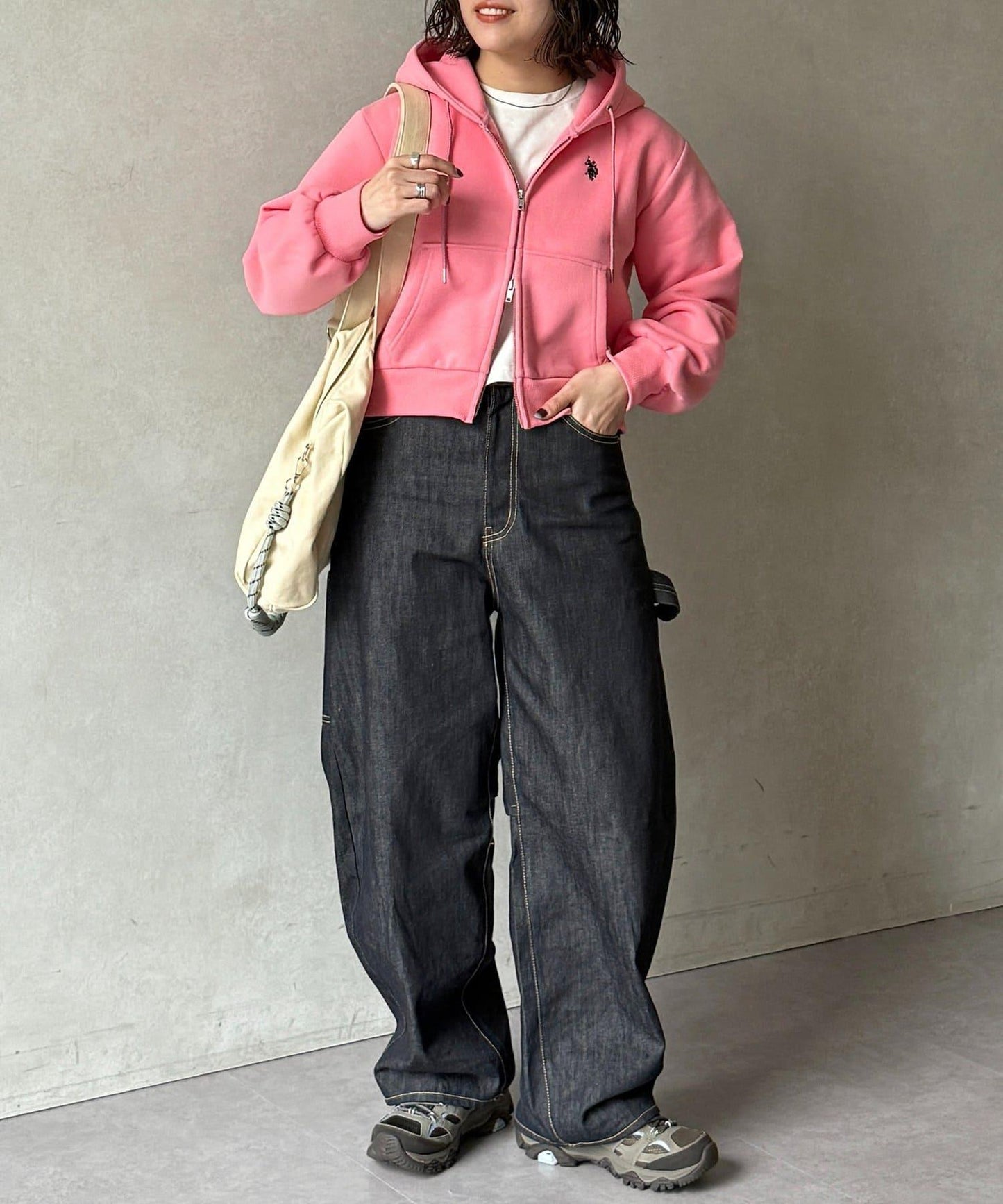 【U.S. POLO ASSN.】加絨短款衛衣