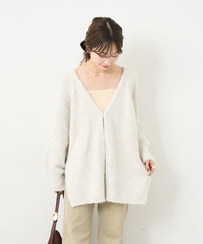 【5色可選/前後兩穿】B針織寬鬆開衫