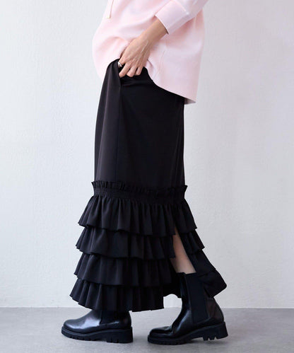 【顯身材◎】荷葉邊修身裙