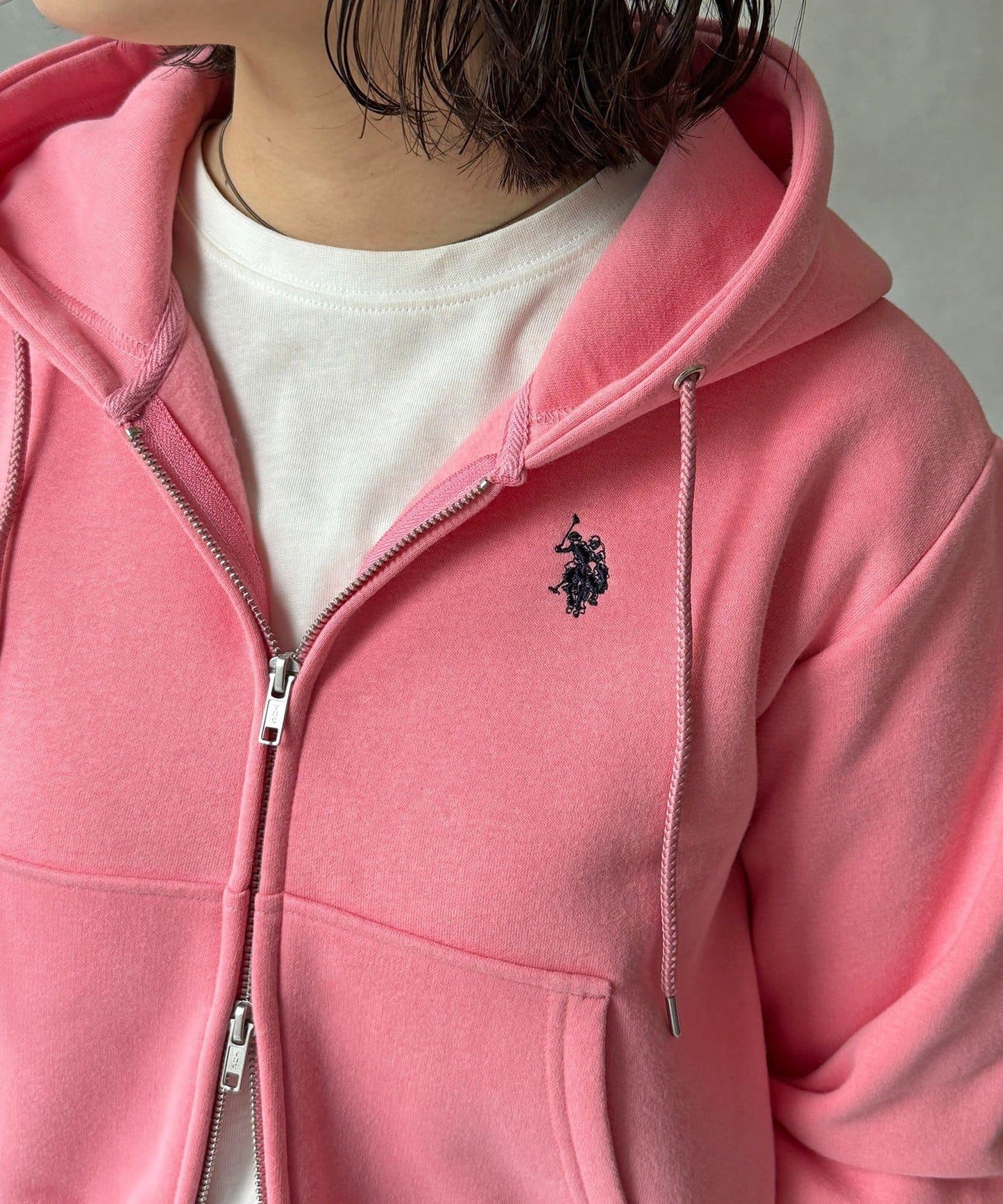 【U.S. POLO ASSN.】加絨短款衛衣