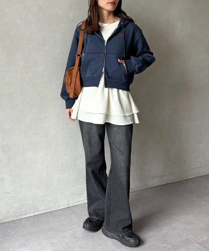 【U.S. POLO ASSN.】加絨短款衛衣