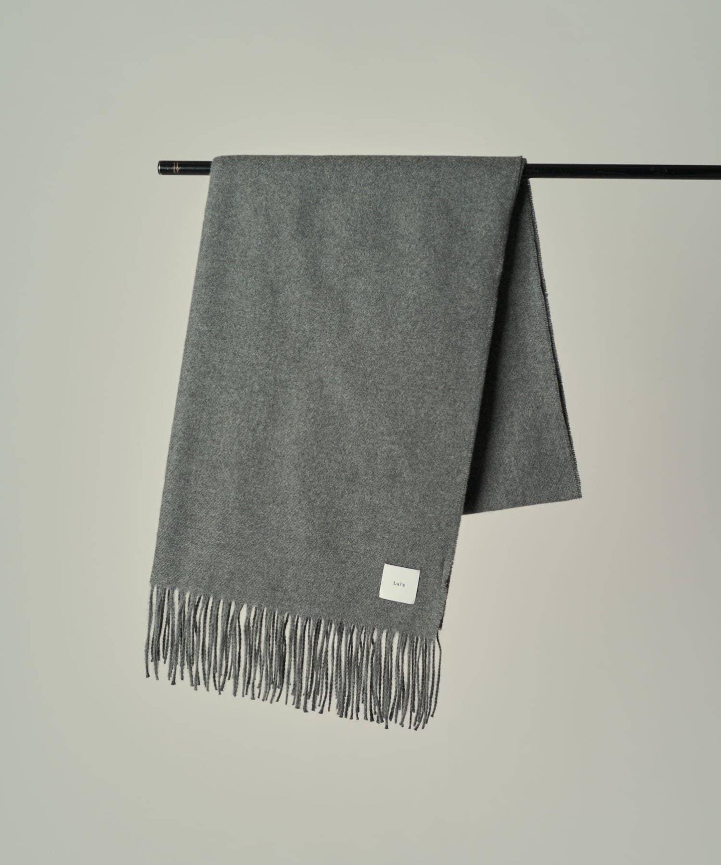 羊絨觸感彩色長款圍巾