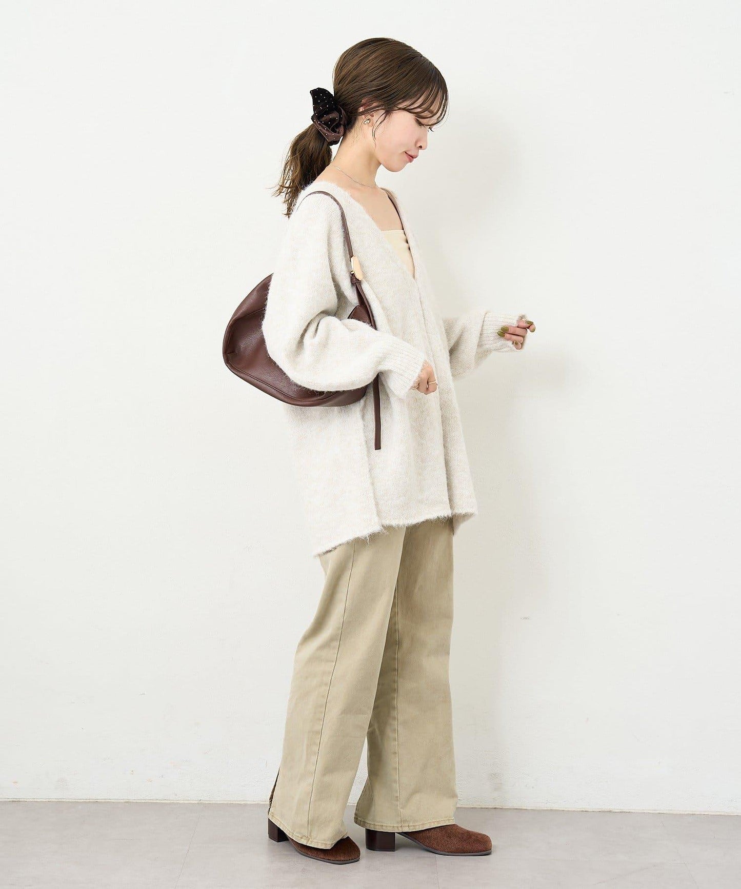 【5色可選/前後兩穿】B針織寬鬆開衫