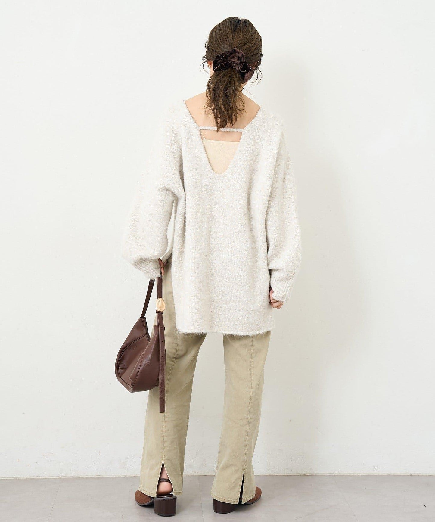 【5色可選/前後兩穿】B針織寬鬆開衫