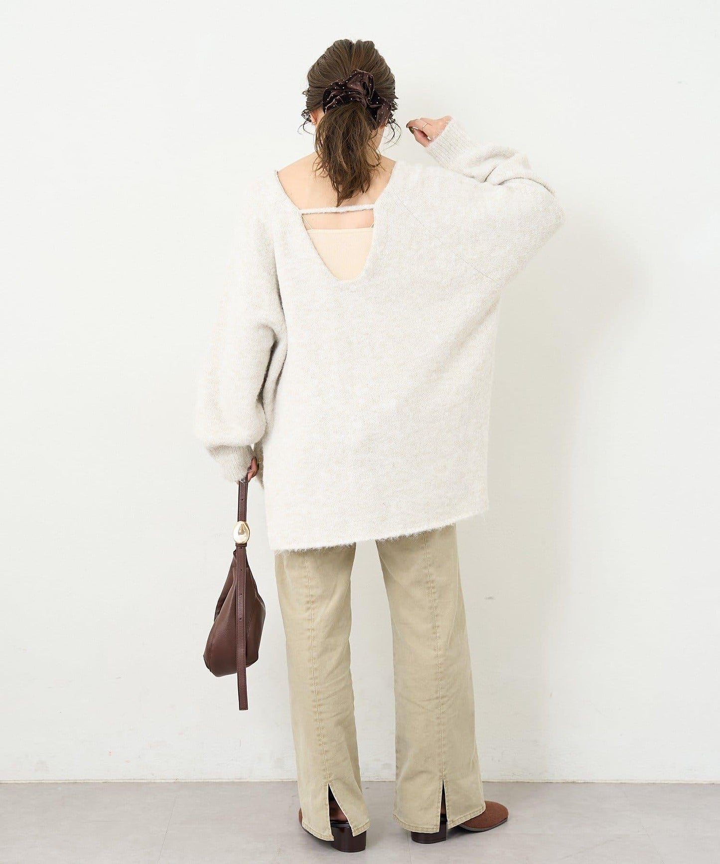 【5色可選/前後兩穿】B針織寬鬆開衫