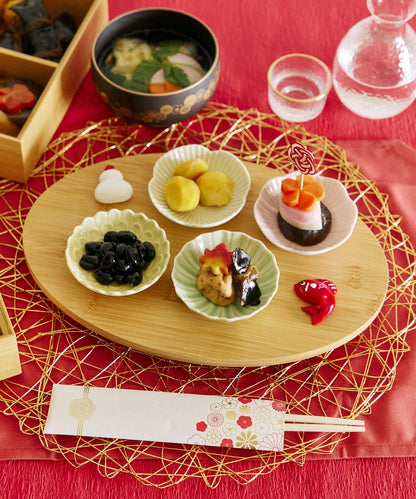 玻璃貫入小碟桃花/花開，新春餐具