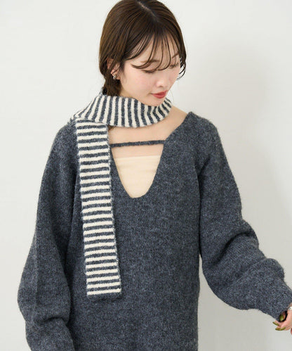 【5色可選/前後兩穿】B針織寬鬆開衫