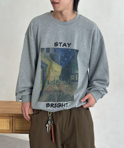 繪畫藝術印花衛衣