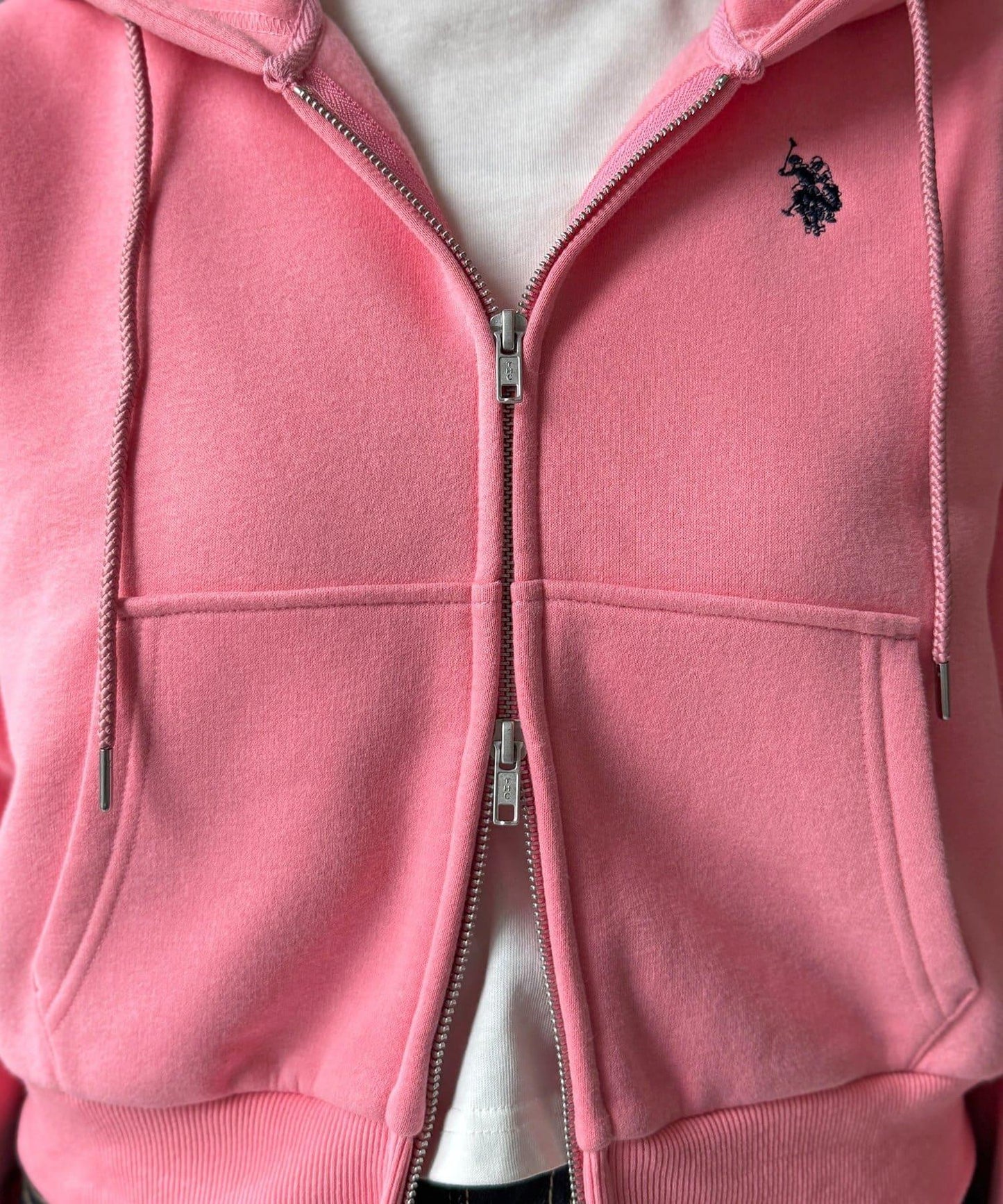 【U.S. POLO ASSN.】加絨短款衛衣