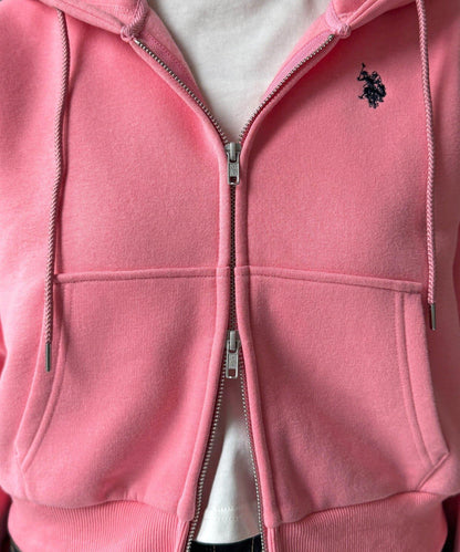 【U.S. POLO ASSN.】加絨短款衛衣