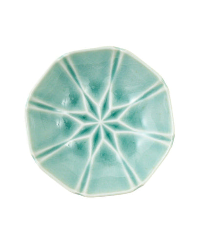 玻璃貫入小碟水仙/花開，新春餐具