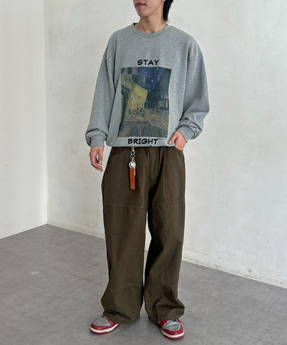 繪畫藝術印花衛衣