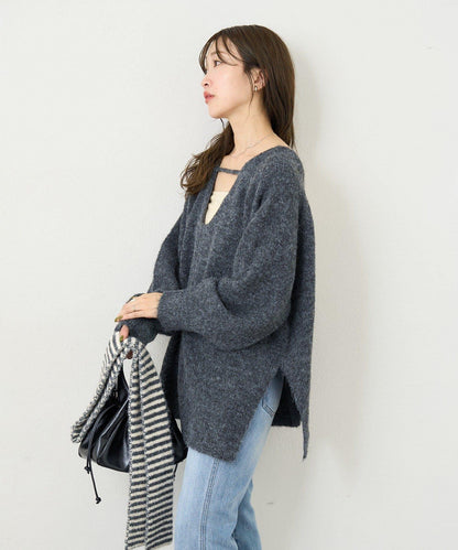 【5色可選/前後兩穿】B針織寬鬆開衫