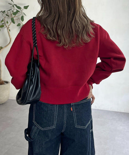 【U.S. POLO ASSN.】短款加絨套頭衫