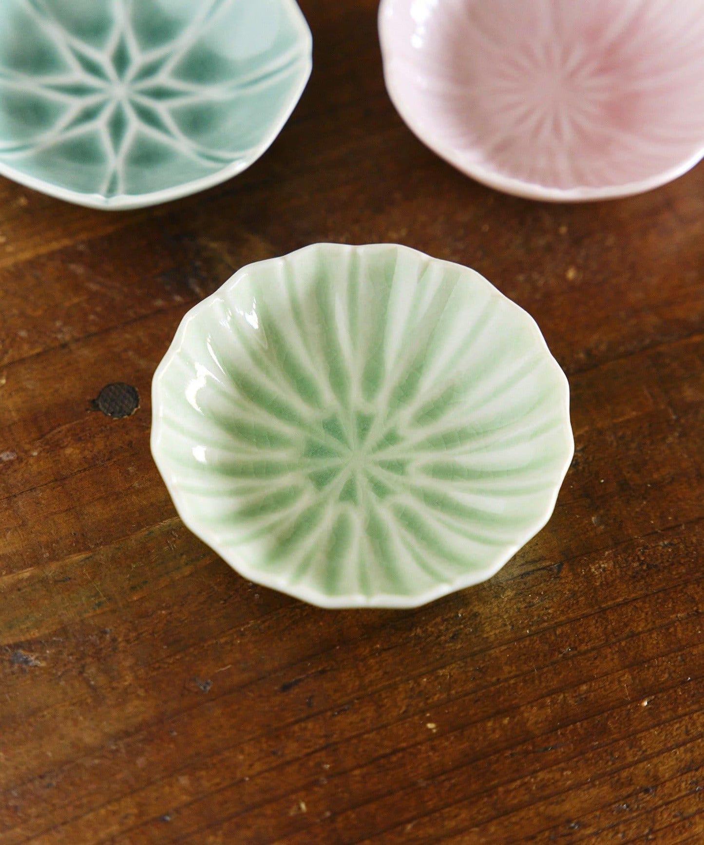 玻璃貫入小碟若松/花開，新春餐具