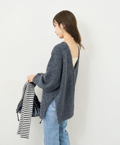 【5色可選/前後兩穿】B針織寬鬆開衫