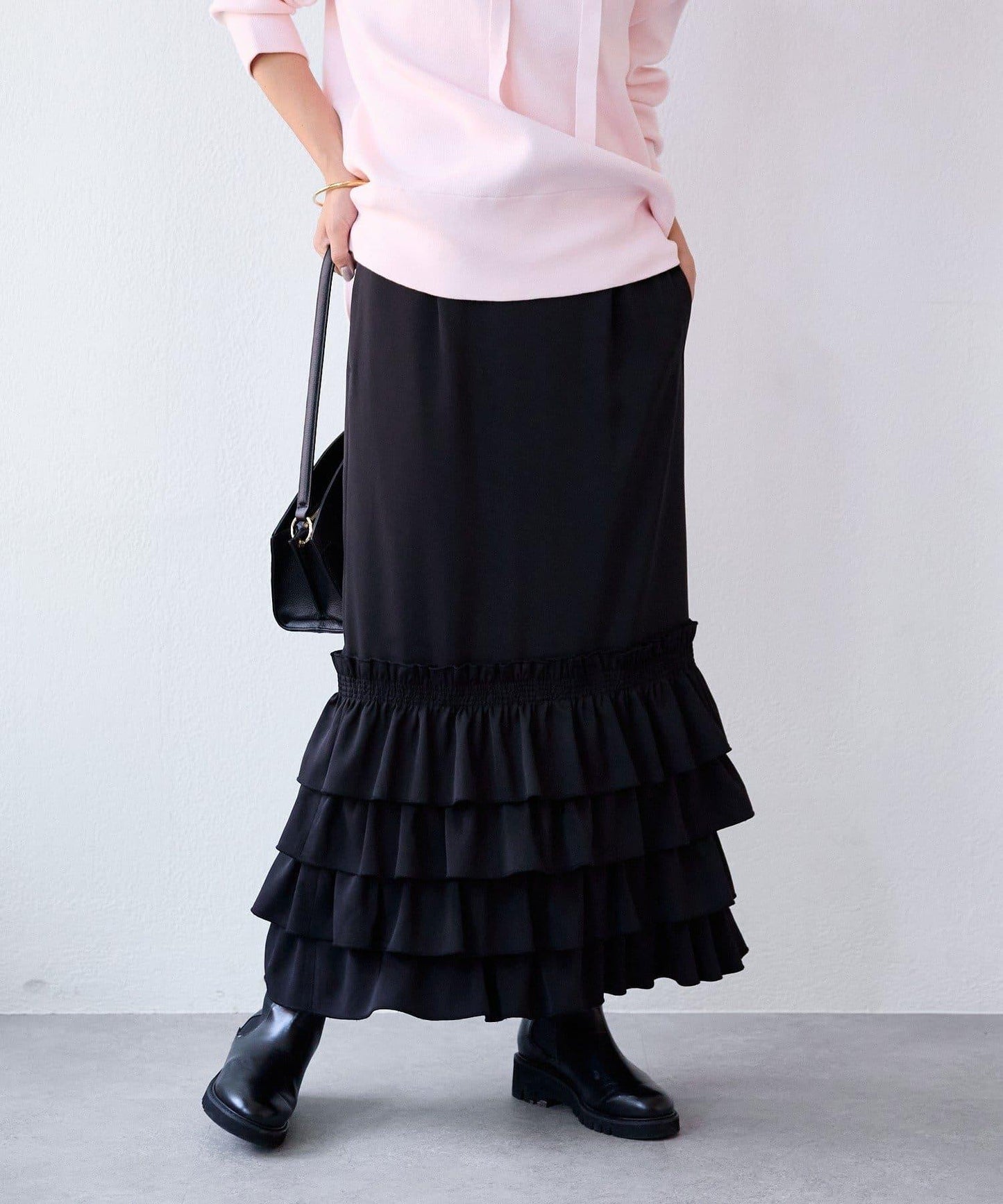 【顯身材◎】荷葉邊修身裙