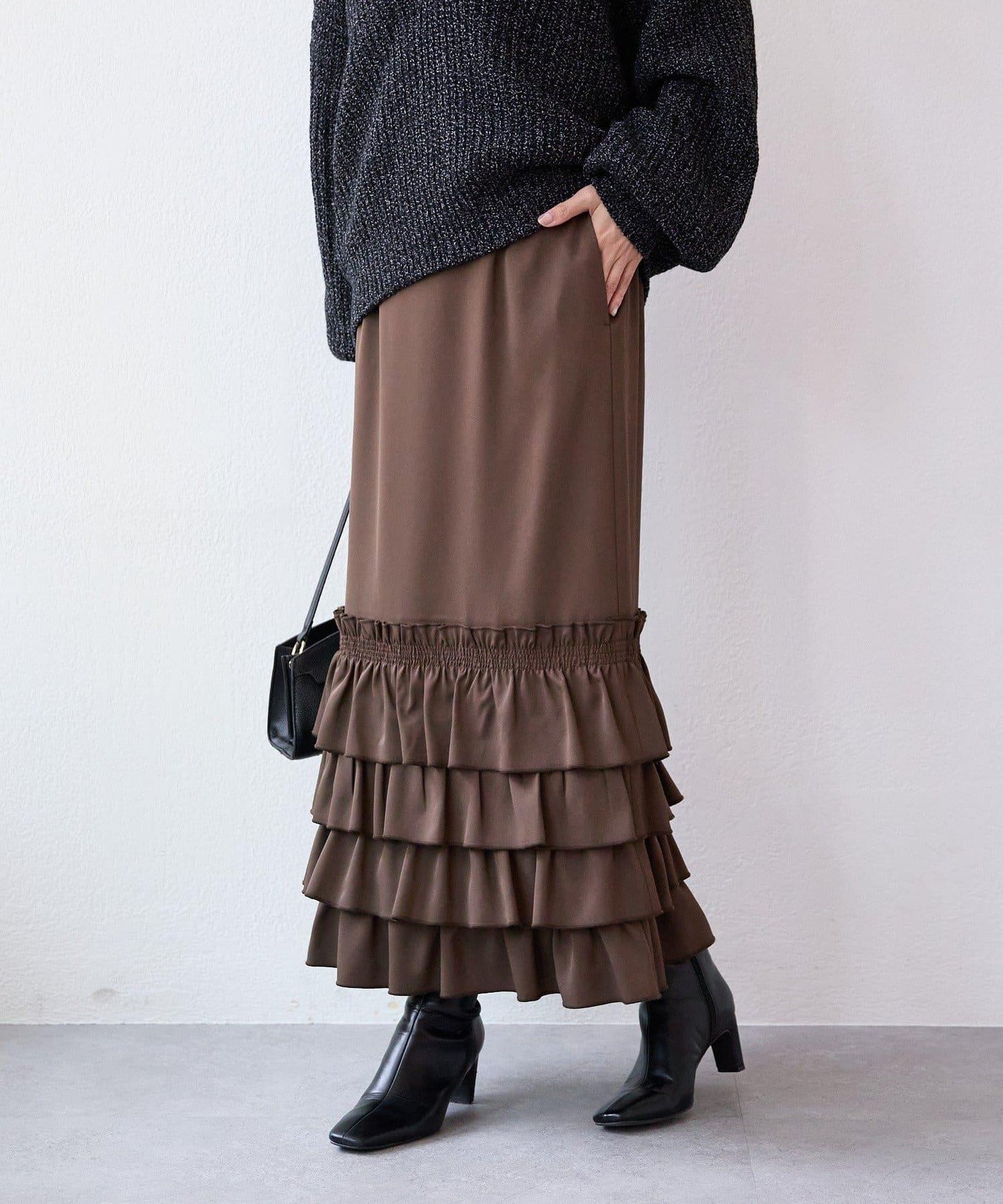 【顯身材◎】荷葉邊修身裙