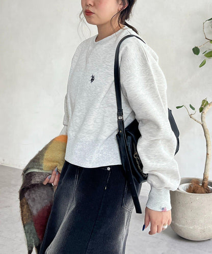 【U.S. POLO ASSN.】短款加絨套頭衫