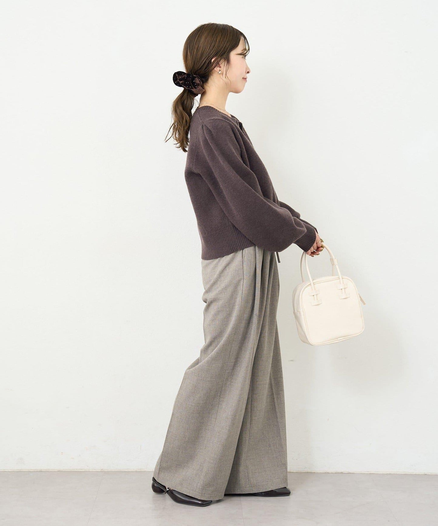 B 菱格吊帶套裝開衫