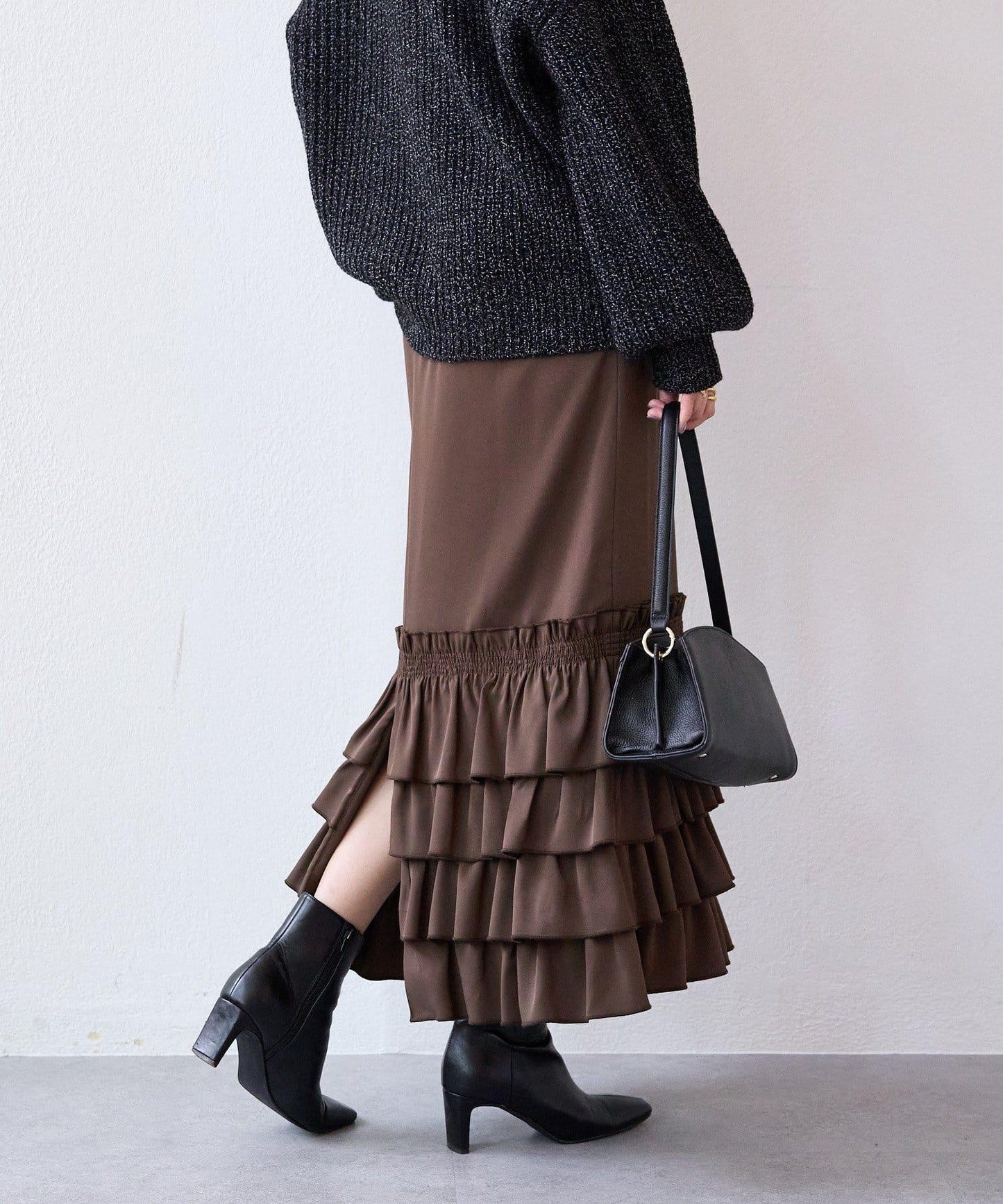 【顯身材◎】荷葉邊修身裙