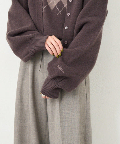 B 菱格吊帶套裝開衫